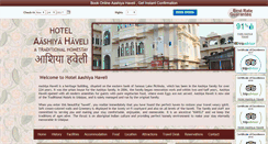 Desktop Screenshot of aashiyahaveli.com